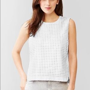 Gap Eyelet Lace Cotton Tank
